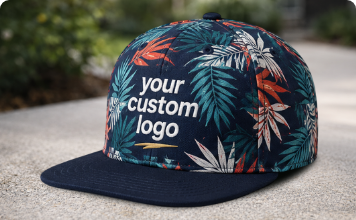 Printed Snapback Cap Printed Snapback Cap