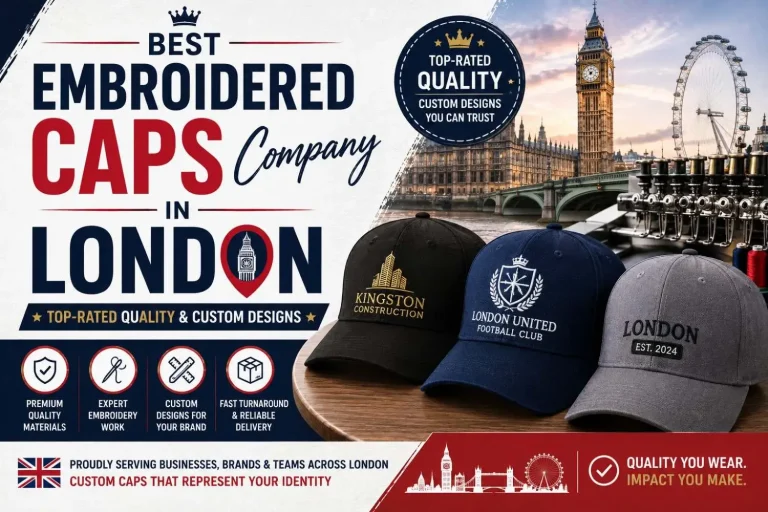 Best Embroidered Caps Company In London | Top-Rated Quality & Custom Designs