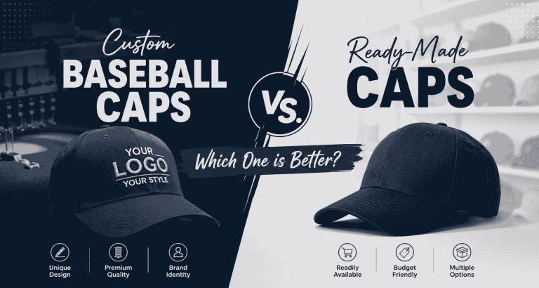 Custom Baseball Caps vs. Ready-Made Caps Which One is Better