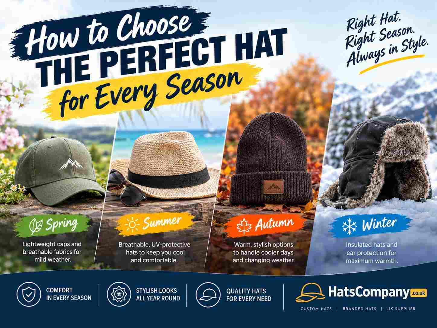 How To Choose The Perfect Hat For Every Season